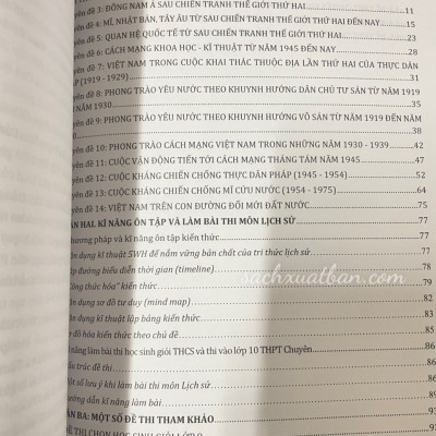 Sách Bồi Dưỡng Học Sinh Giỏi THCS Và Ôn Thi Vào Lớp 10 THPT Chuyên Môn Lịch Sử