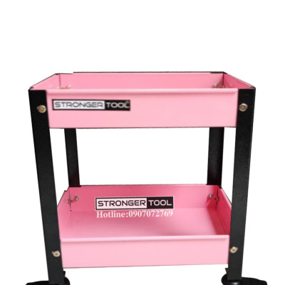 Xe đẩy dụng cụ 2 tầng thép sơn tĩnh điện Stronger Tool