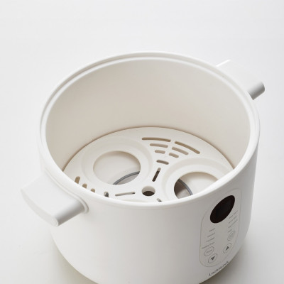 Nồi nấu chậm đa năng 2.5L Locknlock Bianco EJP164IVY, Hàng chính hãng, 4 thố sứ đi kèm, 7 chức năng, giữ ấm - JoyMall