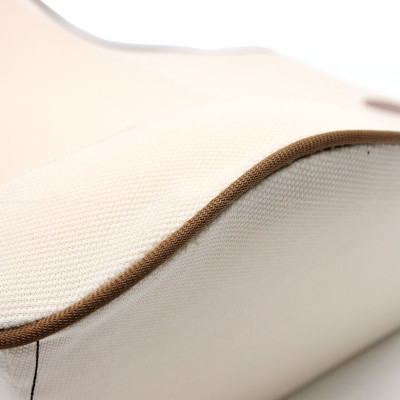 Tựa Lưng Ô Tô Cao Su Non Vải Nỉ CIND G002 Màu Kem