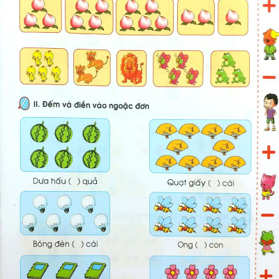 Sắc Màu Toán Học - Bé Học Toán Cộng Trừ Trong Phạm Vi 10 (Tái Bản 2023)