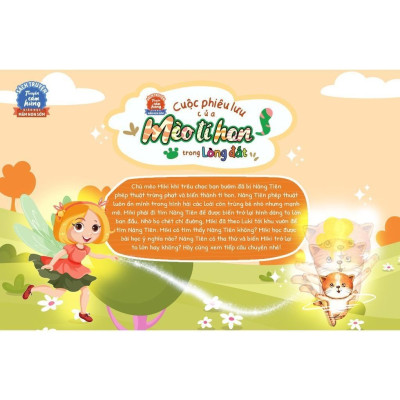 Sách - Cuộc Phiêu Lưu Của Mèo Tí Hon Trong Vườn - 20 Stickers Con Vật Đáng Yêu - Megabook