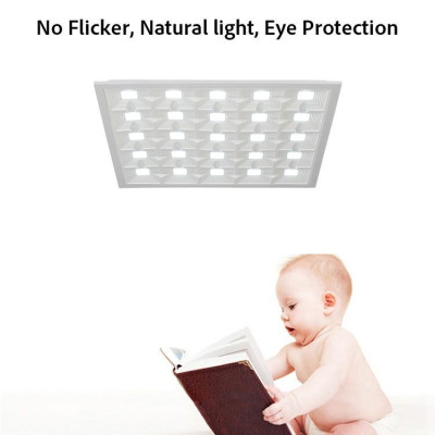 LED PANEL 60x60CM ỐP TRẦN VÀNG - TRẮNG 120W 50325 AKKO STAR  - HÀNG CHÍNH HÃNG