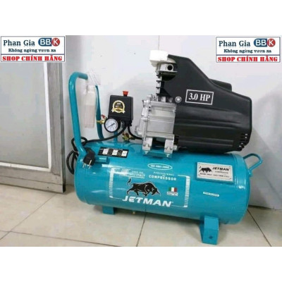 [chính hãƞg] Máy nén khí JETMAN 12L+ 24L+ 30L có dầu , 100% Dây đồng, Hàng chính hãƞg
