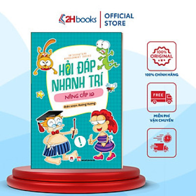 Sách Thiếu Nhi- Hỏi đáp nhanh trí - Nâng cấp IQ (Tái bản 2023)- 2HBooks