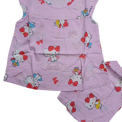 Combo 3 bộ tôn bé gái xinh xắn size 7-9 kg-giao màu ngẫu nhiên