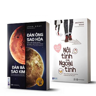 Bộ 2 Cuốn Sách Thấu Hiểu Người Mình Yêu: Đàn Ông Sao Hỏa, Đàn Bà Sao Kim Và Nội Tình Của Ngoại Tình - Tại Sao Đàn Ông Thích Tinh Dục Phụ Nữ Cần Tình Yêu