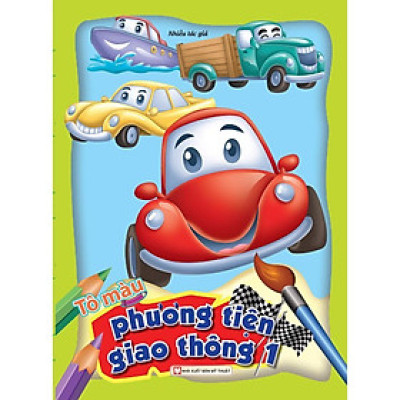 Sách - Tô Màu Phương Tiện Giao Thông 1 - Tân Việt Books
