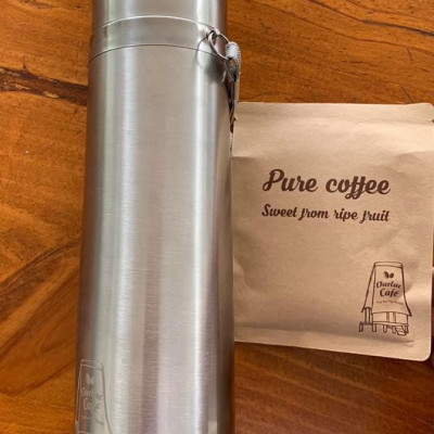 Combo 4 hộp Cà phê túi lọc hiệu Darlac Café Hộp 150g (10 túi ) - Tặng bình giữ nhiệt và ly thủy tinh cao cấp