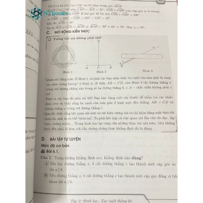 Sách Nắm chắc kiến thức và kĩ năng toán 7 Tập 2 - Hình học - Xác suất thống kê