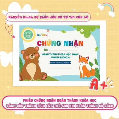 Học Toán Montessori - Phát triển trí tuệ 4+
