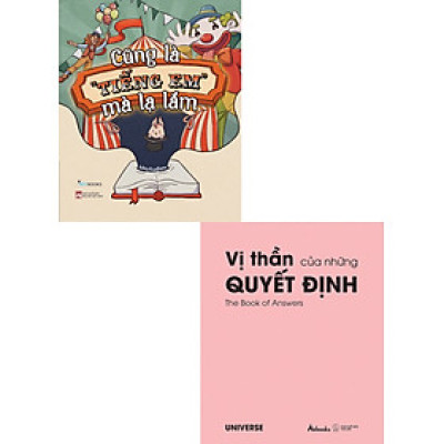 Combo Cũng Là "Tiếng Em" Mà Lạ Lắm + Vị Thần Của Những Quyết Định (Bìa Hồng) (Bộ 2 Cuốn) _AZ
