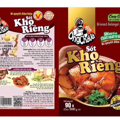 Sốt Kho Riềng Ông Chà Và 90gr (Braised Galangal sauce)