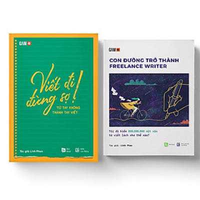 Combo Sách Hay Về Kinh Tế Đáng Đọc-VIẾT RA TIỀN (VIẾT ĐI ĐỪNG SỢ + FREELANCE WRITER)