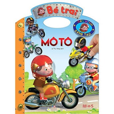 Sách - Bé Trai Dán Hình - Mô Tô - Đông A