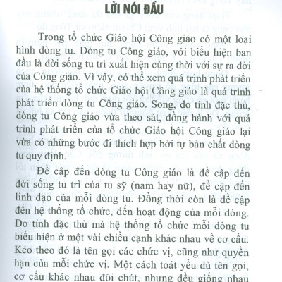 Dòng Tu Và Dòng Tu Công Giáo Ở Việt Nam - Những Kiến Thức Cơ Bản