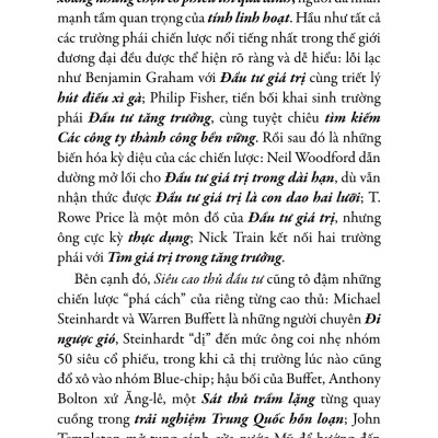 Siêu Cao Thủ Đầu Tư: Bài Học Từ 20 Nhà Đầu Tư Vĩ Đại Nhất Thế Giới