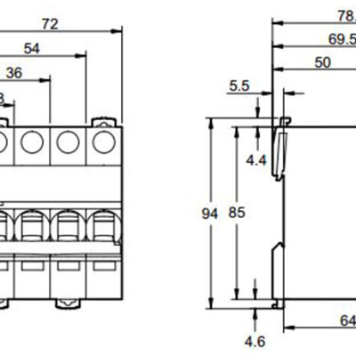 Cầu Dao Chống Giật 3 Pha Dobo Electric Korea (32A - 30mA - 380V) - Trắng