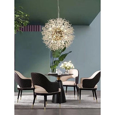 Ảnh thật - Đèn chùm bông tuyết, đèn thả trần tối tân TL045 - ưu đãi bóng led DT