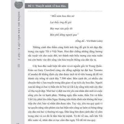 Những Bài Văn Mẫu Lớp 8 (Tập 2)