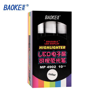 Hộp 6 Cây Bút Lông Màu Dạ Quang BAOKE | MP4902