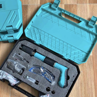 Máy bắn đinh bê tông thế hệ mới, Súng bắn đinh hạt nổ tặng kèm 50 đinh 
