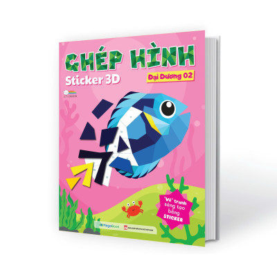 Sách - Ghép Hình Sticker 3D - Đại Dương 02