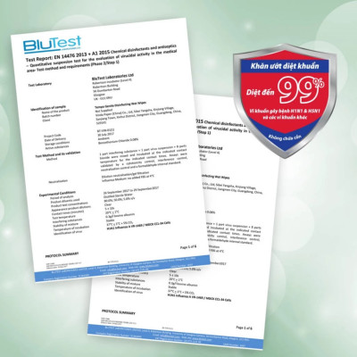 Combo 3 Lốc Khăn Ướt Mini Tempo Protect Ngăn Ngừa Vi Khuẩn (Lốc 6 Gói)