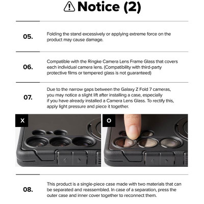 Ốp lưng cho Samsung Galaxy Z Fold 7 RINGKE Alles - Hàng Chính Hãng