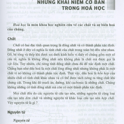 Hóa Học Vô Cơ Nâng Cao - Tập 1: Lý Thuyết Đại Cương Về Hóa Học