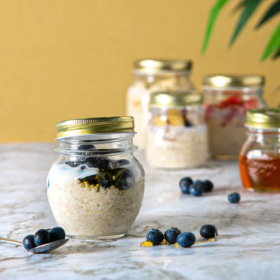 Bộ 2 nắp thủy tinh thay thế cho hũ Quattro đường kính 70mm