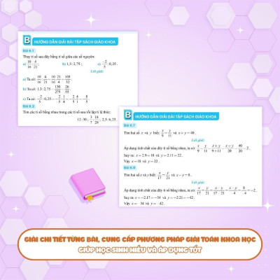 Sách - Giải Bài Tập Và Học Tốt Toán Lớp 7 - Combo 2 Tập - Theo Sách Giáo Khoa Kết Nối Tri Thức Với Cuộc Sống - Megabook