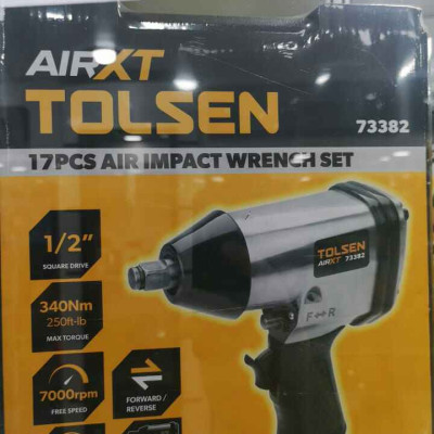 Bộ 17 món máy vặn bu lông Tolsen 73382 (340Nm)- Hàng chính hãng