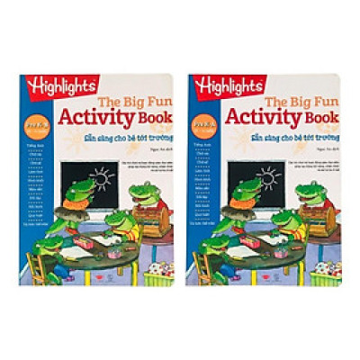 Sách - Combo 2 cuốn The Big Fun Activity Book Pre K-A và Pre K-B Sẵn Sàng Cho Bé Tới Trường (AC)
