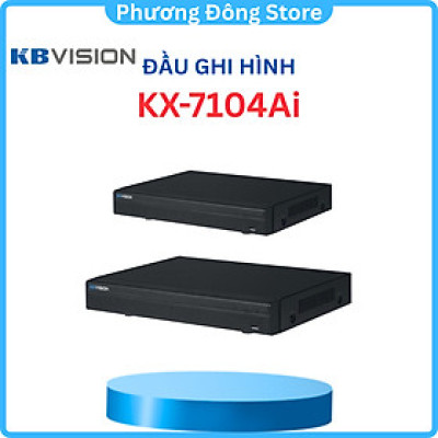 Đầu ghi hình 4 kênh KB-VISION KX-7104Ai mẫu mới 2022 thay mẫu cũ KX-7104SD6 - Hàng chính hãng