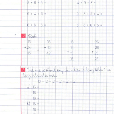 Vở Ô Li Bài Tập Toán Lớp 2 - Quyển 2 (Biên Soạn Theo Chương Trình Mới)