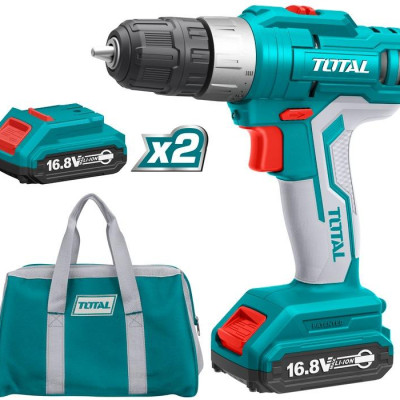 MÁY KHOAN VẶN VÍT 0.8- 10MM) DÙNG PIN 16.8V (02 PIN VÀ 01 SẠC) TOTAL TDLI1612 - HÀNG CHÍNH HÃNG