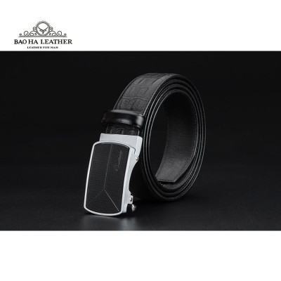 Thắt Lưng Nam Ciartuar BH280 Dây Lưng Nam Da Bò Dập Nổi Vân Da Cá Sấu Sang Trọng Khóa Tự Động Hợp Kim Cao Cấp