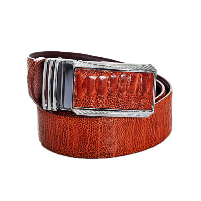 Thắt Lưng Nam Da Đà Điểu Huy Hoàng HT4403 - Vàng