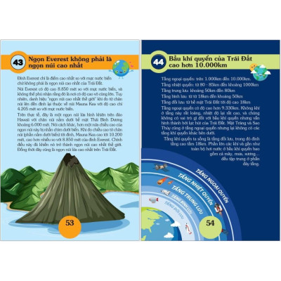 Sách Bách Khoa - Combo 4 cuốn 101 Bí Ẩn Thú Vị - Trái Đất + Vũ Trụ + Động Vật + Khoa Học Và Cơ Thể Người (VT)
