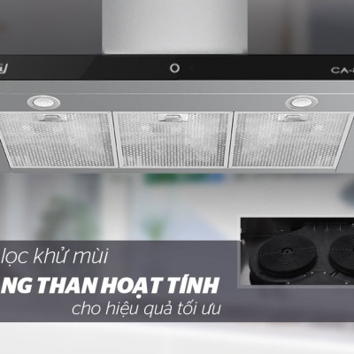Máy hút mùi kính phẳng CANAVAL CA8290 - Hàng nhập khẩu
