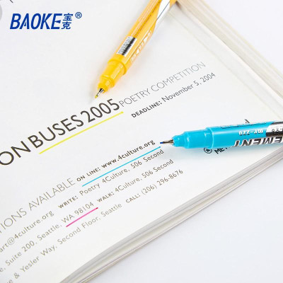 Set 12 Màu Bút Lông Màu Đánh Dấu -BAOKE/MP220-12