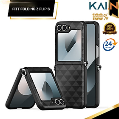 Bao Da Dành Cho Samsung Galaxy Z Flip 6 Dux Ducis Fitt Series Folding Folio Case, Thời Trang, Cá Tính_ Hàng chính hãng