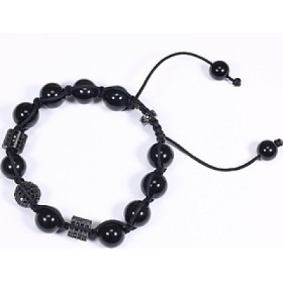 Vòng tay đá obsidian mix charm màu đen gắn đá đen 10mm mệnh thủy, mộc - Ngọc Quý Gemstones
