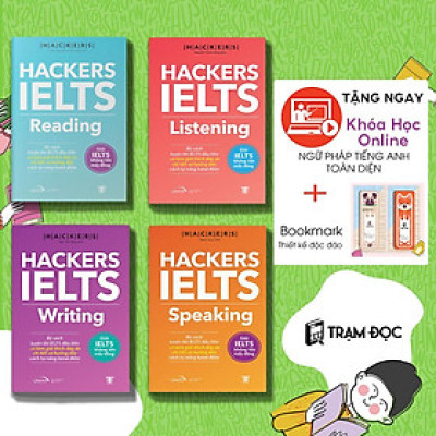 [ Thăng Long Books ] Hackers Ielts ( Combo 4 kỹ năng )