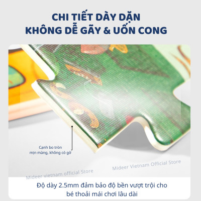 Đồ Chơi Ghép Hình Cho Bé Mideer My First Puzzle Transport