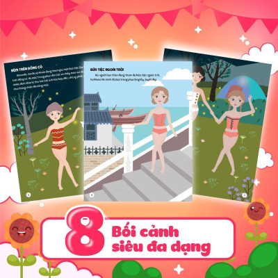 Sách - Sáng Tạo Thời Trang: Thời Trang Dự Tiệc (Hơn 100 Stickers) - Megabook