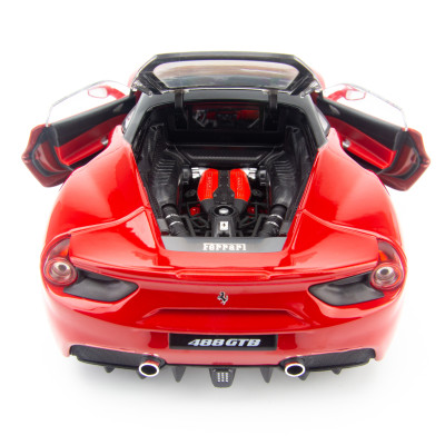 Mô Hình Xe Ferarri 488 GTB Red 1:18 Bburago Signature - MH18-16905