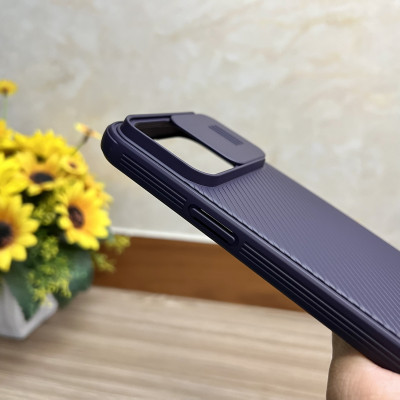 Ốp lưng Nillkin Camshield Pro dành cho iPhone 14 Pro Max màu tím - hàng chính hãng