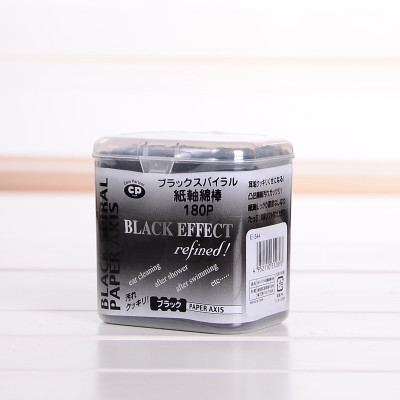 Hộp tăm bông lấy ráy tai Than hoạt tính 180P - Hàng nội địa Nhật Bản